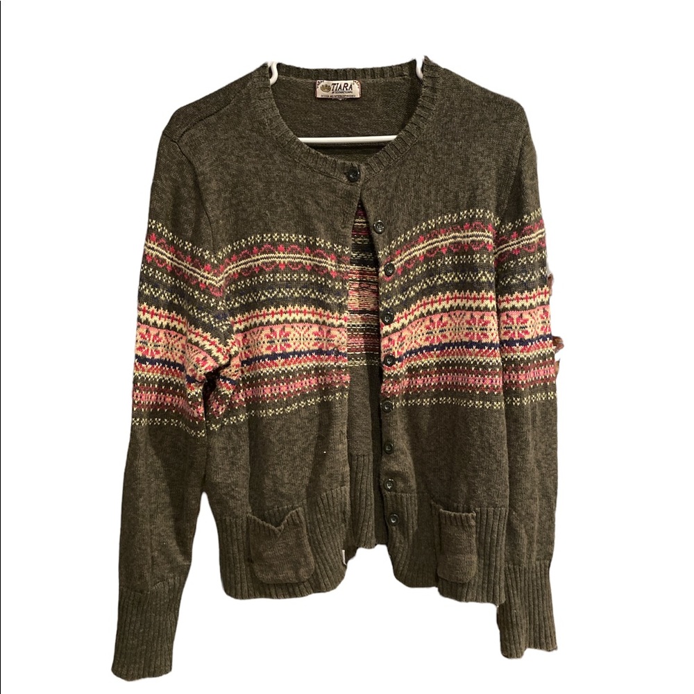 vintage grandma sweater